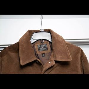 LB suede trucker jacket